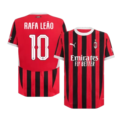 AC Milan RAFA LEÃO #10 Home Soccer Jersey 2024/25 UCL - Player Version - acejersey