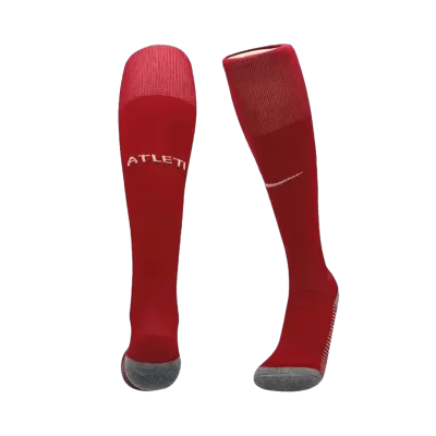 Kid's Atletico Madrid Home Soccer Socks 2024/25 - acejersey