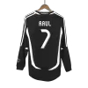 Real Madrid RAUL #7 Away Retro Long Sleeve Soccer Jersey 2006/07 - acejersey