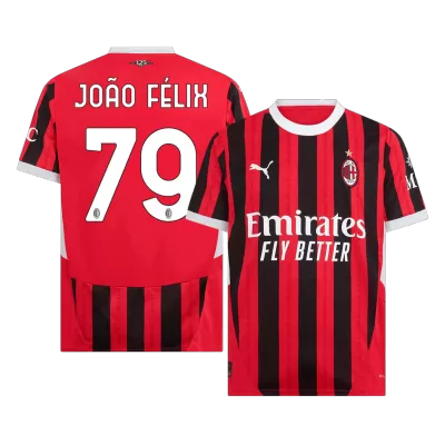 Men's AC Milan JOÃO FÉLIX #79 Home Soccer Jersey 2024/25 - acejersey