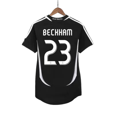 Real Madrid BECKHAM #23 Away Retro Soccer Jersey 2006/07 - acejersey