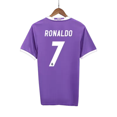 Real Madrid RONALDO #7 Away Retro Soccer Jersey 2016/17 - acejersey