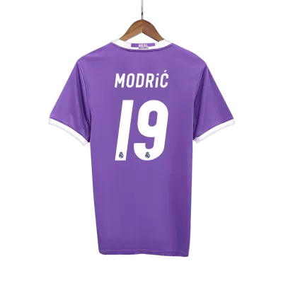 Real Madrid MODRIĆ #19 Away Retro Soccer Jersey 2016/17 - acejersey