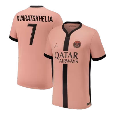 Men's PSG KVARATSKHELIA #7 Third Away Soccer Jersey 2024/25 - acejersey