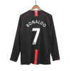 Manchester United RONALDO #7 Away Retro Long Sleeve Soccer Jersey 2007/08 - acejersey