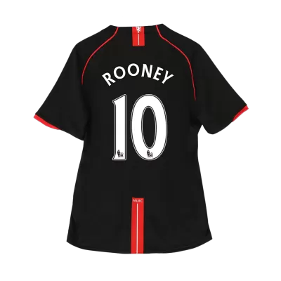 Manchester United ROONEY #10 Away Retro Soccer Jersey 2007/08 - acejersey