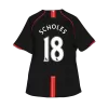 Manchester United SCHOLES #18 Away Retro Soccer Jersey 2007/08 - acejersey