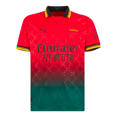 Men's AC Milan Fourth Away Goalkeeper Soccer Jersey 2024/25 - acejersey