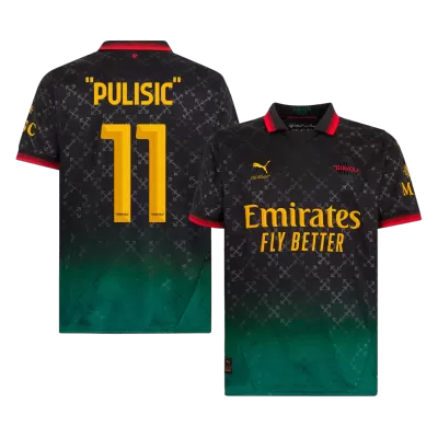 Men's AC Milan "PULISIC" #11 Fourth Away Soccer Jersey 2024/25 - acejersey