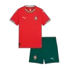 Kid's Portugal Home Jersey Kit(Jersey+Shorts) 2025 - acejersey