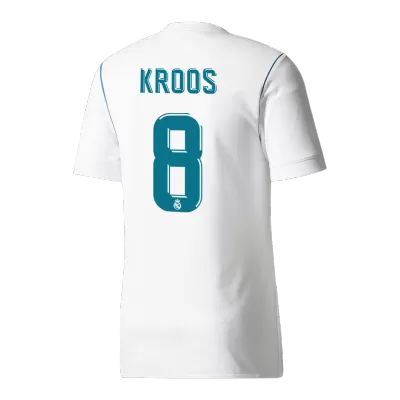 Real Madrid KROOS #8 Home Retro Soccer Jersey 2017/18 - acejersey