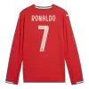 Men's Portugal RONALDO #7 Home Long Sleeve Soccer Jersey 2025 - acejersey