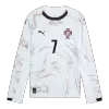 Men's Portugal RONALDO #7 Away Long Sleeve Soccer Jersey 2025 - acejersey