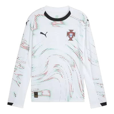 Men's Portugal Away Long Sleeve Soccer Jersey 2025 - acejersey