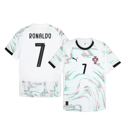 Portugal RONALDO #7 Away Soccer Jersey 2025 - Player Version - acejersey