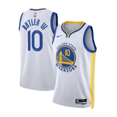 Men's Golden State Warriors Jimmy Butler #10 Association Swingman Jersey 2023/24 - acejersey