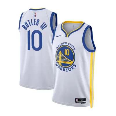 Men's Golden State Warriors Jimmy Butler #10 White Association Swingman Jersey - acejersey