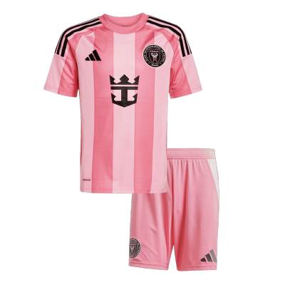 Kid's Inter Miami CF Home Jersey Kit(Jersey+Shorts) 2025 - acejersey