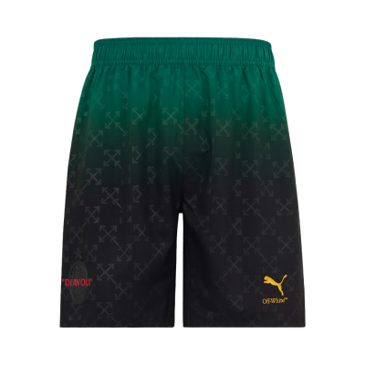AC Milan x Off-White Fourth  Away Soccer Shorts 2024/25 - acejersey