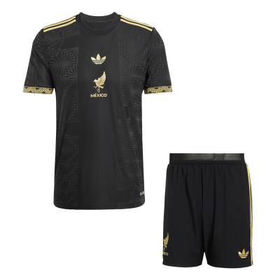 Men's Mexico Third Away Jersey (Jersey+Shorts) Kit Gold Cup 2025 - Player Version - acejersey