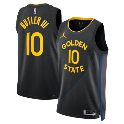 Men's Golden State Warriors Butler III #10 Black Statement Swingman Jersey 2024/25 - acejersey