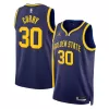 Men's Golden State Warriors Stephen Curry #30 Navy Statement Swingman Jersey 2023/24 - acejersey