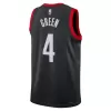 Men's Houston Rockets Jalen Green #4 Black Statement Swingman Jersey 2024/25 - acejersey