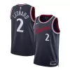 Men's Los Angeles Clippers Kawhi Leonard #2 Navy Icon Swingman Jersey 2024/25 - acejersey