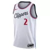 Men's Los Angeles Clippers Kawhi Leonard #2 White Association Swingman Jersey 2024/25 - acejersey