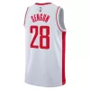 Men's Houston Rockets Alperen Sengun #28 White Association Swingman Jersey 2024/25 - acejersey
