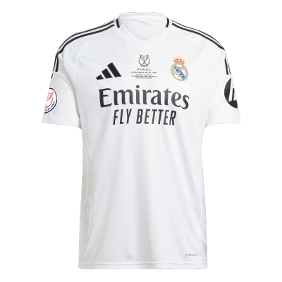 Men's Real Madrid Home Soccer Jersey Copa del Rey Final 2024/25 - acejersey