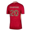 Liverpool CHAMPIONS #20 Home Soccer Jersey 2024/25 Champion Edition - Player Version - acejersey