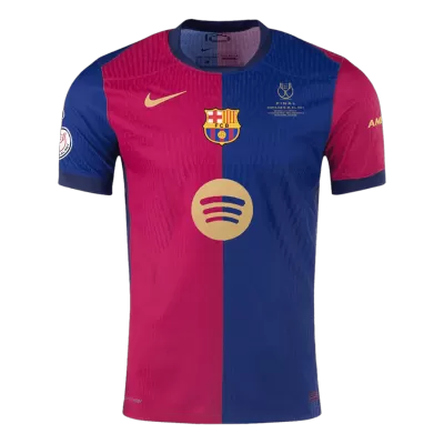 Barcelona Home Soccer Jersey Copa del Rey Final 2024/25 - Player Version - acejersey