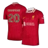 Liverpool CHAMPIONS #20 Home Soccer Jersey 2024/25 Champion Edition - Player Version - acejersey