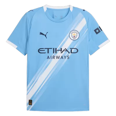 Men's Manchester City Home Soccer Jersey 2025/26 - acejersey