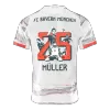 Bayern Munich MÜLLER Special #25 Away Soccer Jersey 2025/26 - Player Version - acejersey
