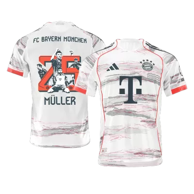 Bayern Munich MÜLLER Special #25 Away Soccer Jersey 2025/26 - Player Version - acejersey