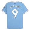Men's Manchester City HAALAND #9 Home Soccer Jersey 2025/26 - acejersey
