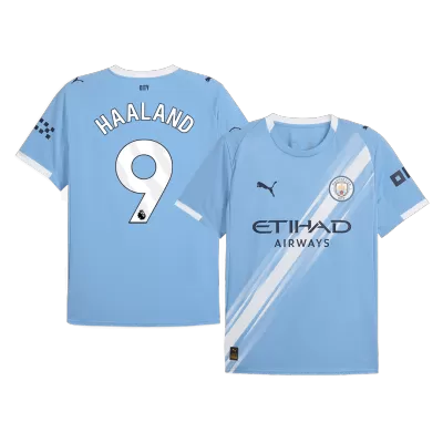 Men's Manchester City HAALAND #9 Home Soccer Jersey 2025/26 - acejersey