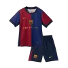 Kid's Barcelona Home Jersey Kit(Jersey+Shorts) 2024/25 - acejersey