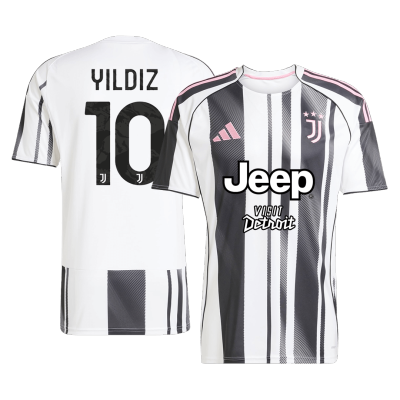 Men's Juventus YILDIZ #10 Home Soccer Jersey 2025/26 - acejersey