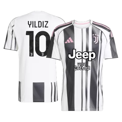 Men's Juventus YILDIZ #10 Home Soccer Jersey 2025/26 - acejersey