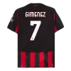 Men's AC Milan GIMENEZ #7 Home Soccer Jersey 2025/26 - acejersey