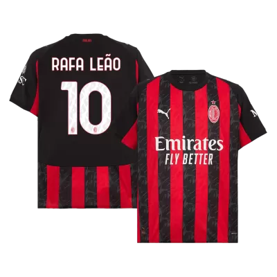Men's AC Milan RAFA LEÃO #10 Home Soccer Jersey 2025/26 - acejersey