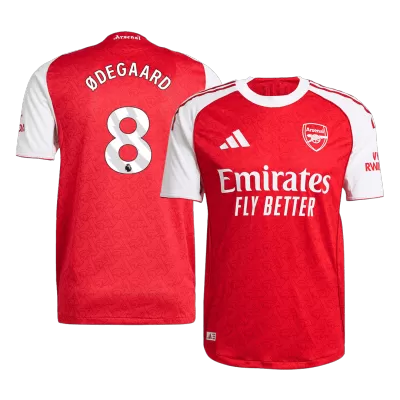 Arsenal ØDEGAARD #8 Home Soccer Jersey 2025/26 - Player Version - acejersey