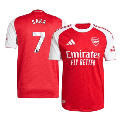 Arsenal SAKA #7 Home Soccer Jersey 2025/26 - Player Version - acejersey