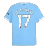 Manchester City DE BRUYNE #17 Home Soccer Jersey 2025/26 - Player Version - acejersey