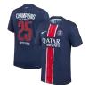 PSG CHAMPIONS #25 Home Soccer Jersey 2024/25 CHAMPIONS OF EUROPE - Player Version - acejersey