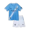 Kid's Manchester City Home Jersey Kit(Jersey+Shorts) 2025/26 - acejersey