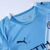 Kid's Manchester City Home Jersey Kit(Jersey+Shorts) 2025/26 - acejersey